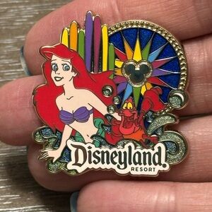 Disney Ariel Disneyland Trading Pin - Disney Travel Co - Ariel and Sebastian Pin
